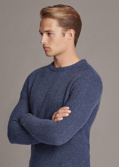 Suéter Ralph Lauren Cashmere Crewneck Homem 91256-BFGM